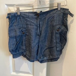 Trina Turk Chambray shorts
